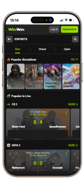 WinWin eSports section